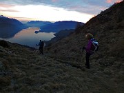 93  Colori del tramonto inoltrato verso iil Lago di Como 